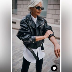 LAMARQUE “Dylan” 80’s Leather Biker Jacket